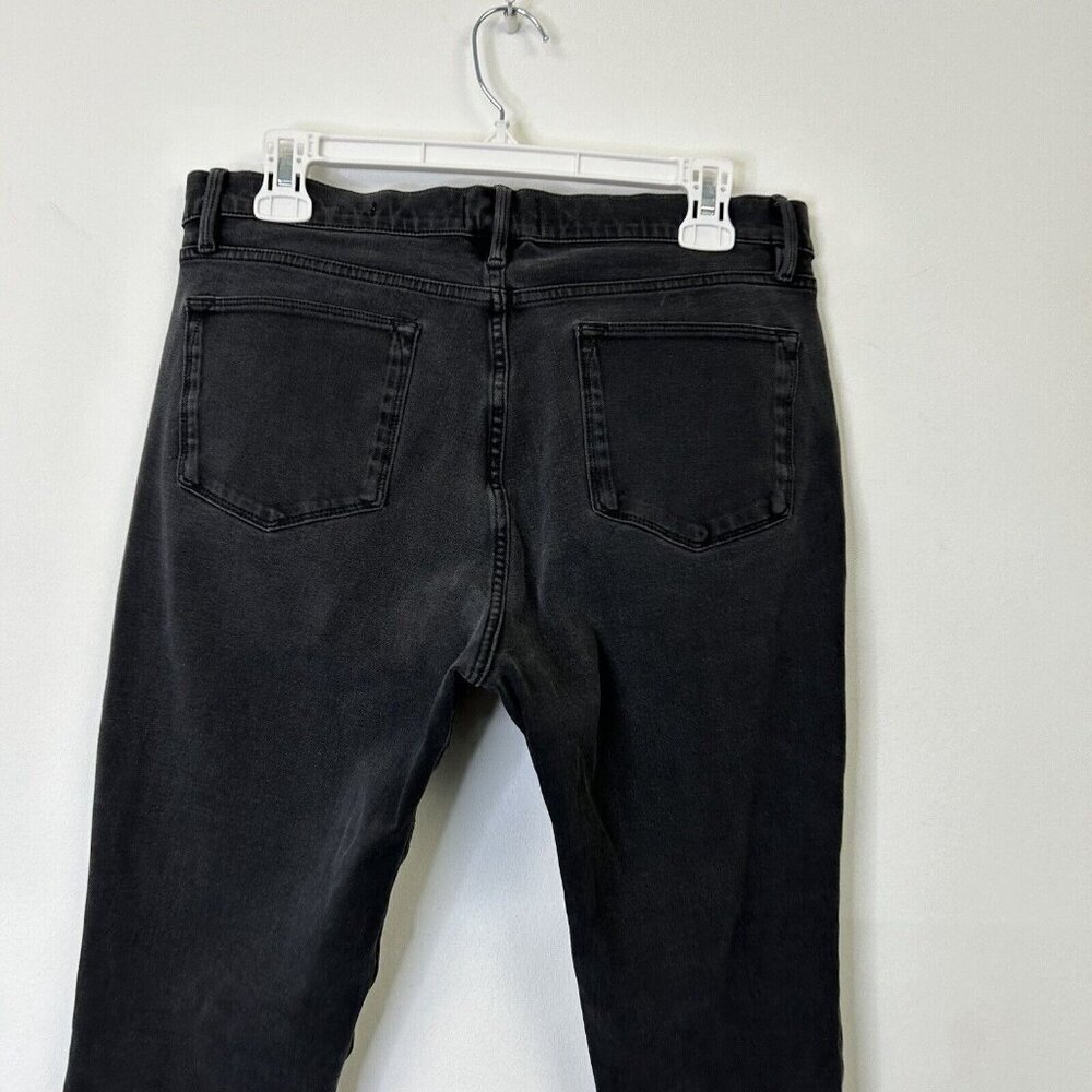 Frame Le High Skinny Jeans Womens Size 33 Short Crop Black Gray - Picture 8 of 9